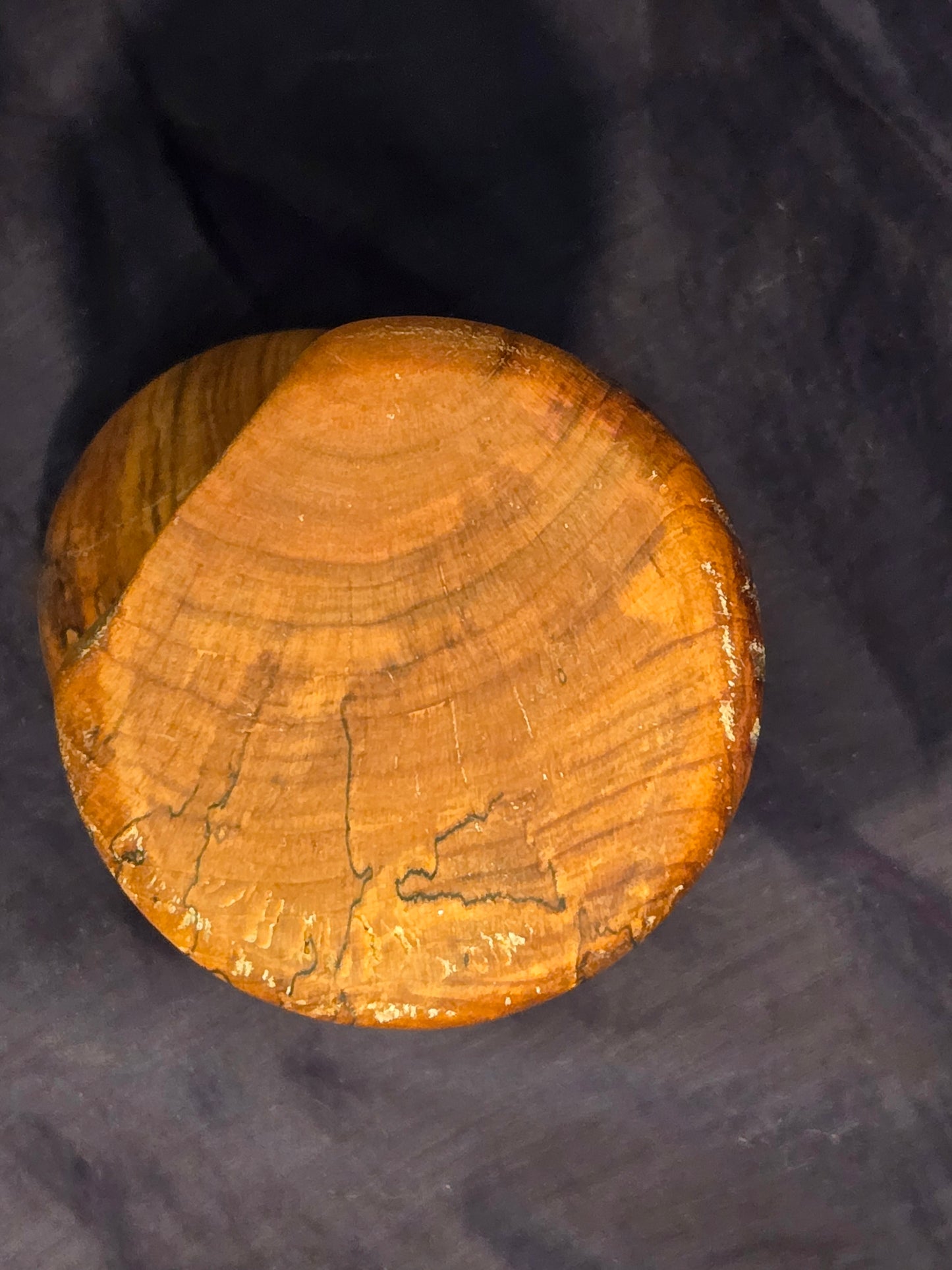 Candle Stand – 2.5” Spalted Plum Wood $25.00