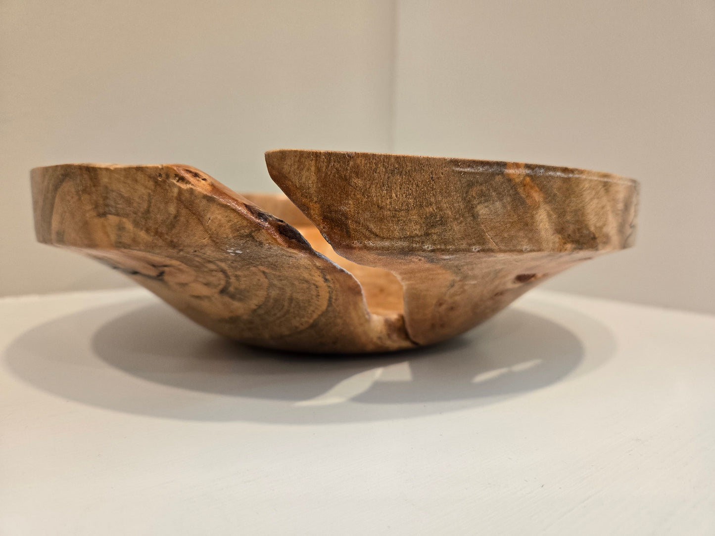 Live Edge Spalted Green Beech Bowl $40.00