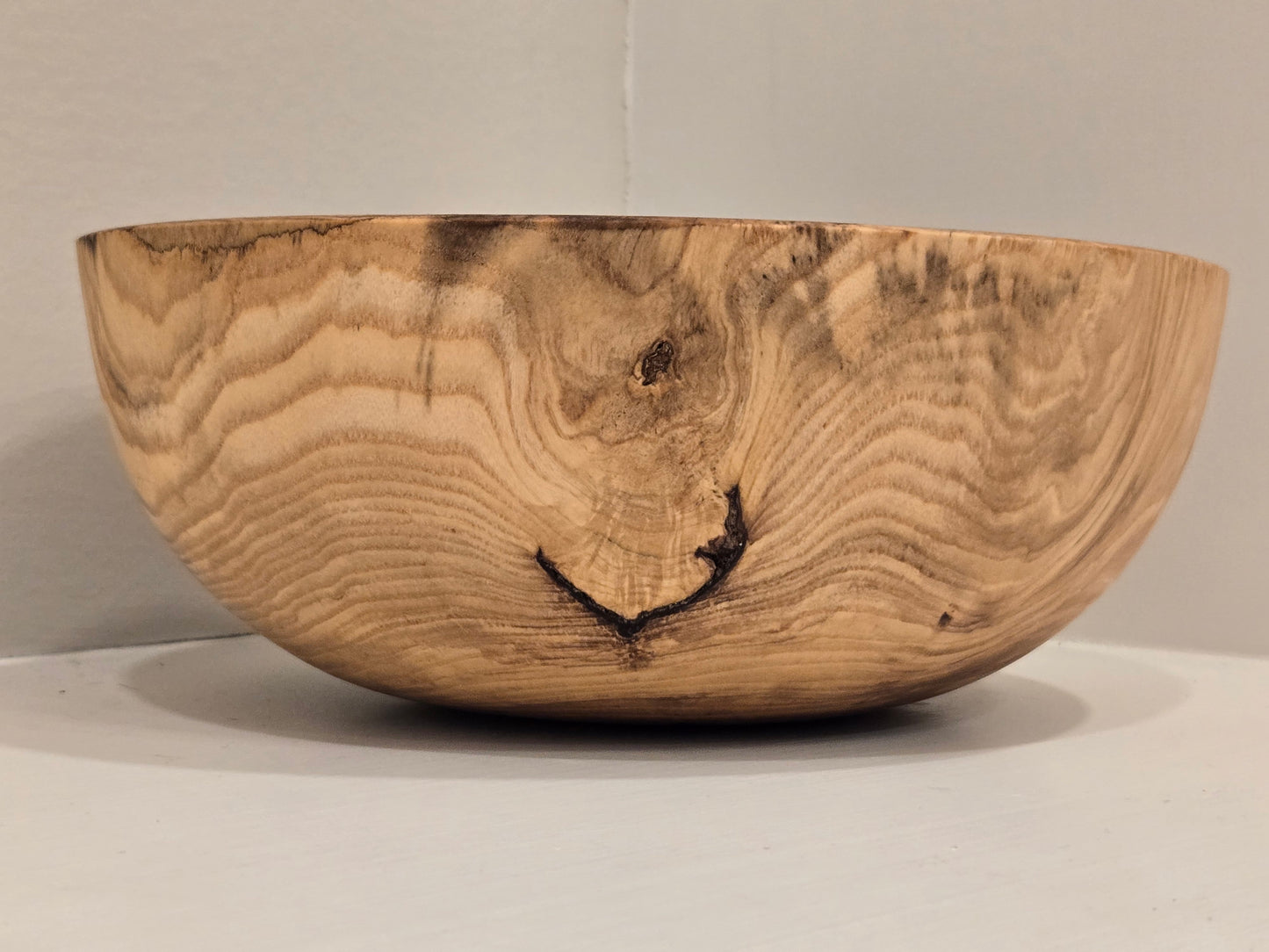 Round White Oak Bowl $40.00