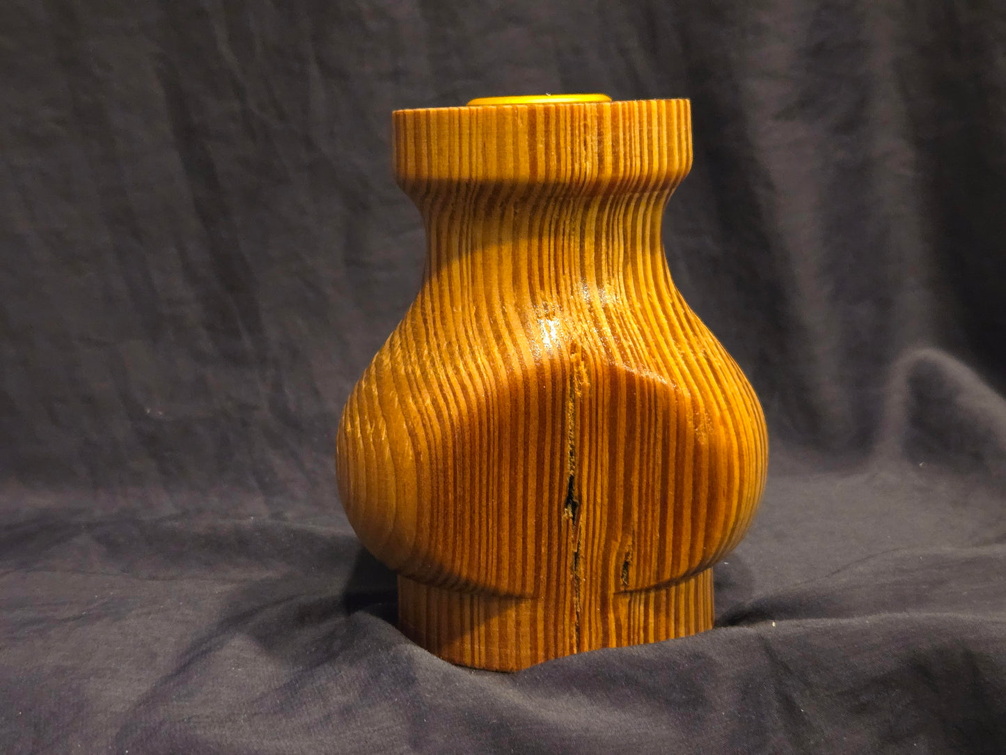 Candle Stick – 4” Yellow Pine (1)					$15.00
