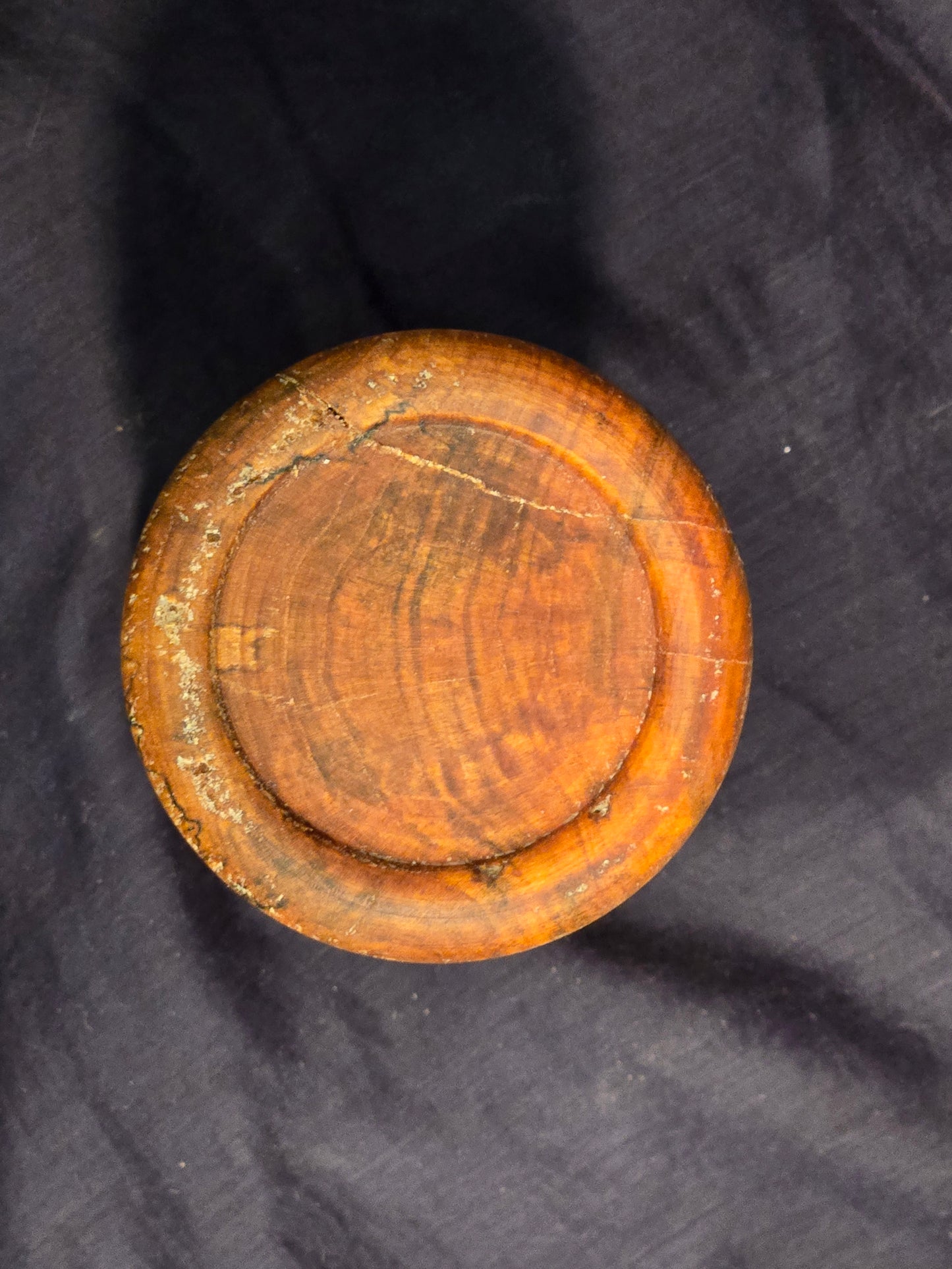 Candle Stand – 6.75” Choke Cherry Wood				$40.00