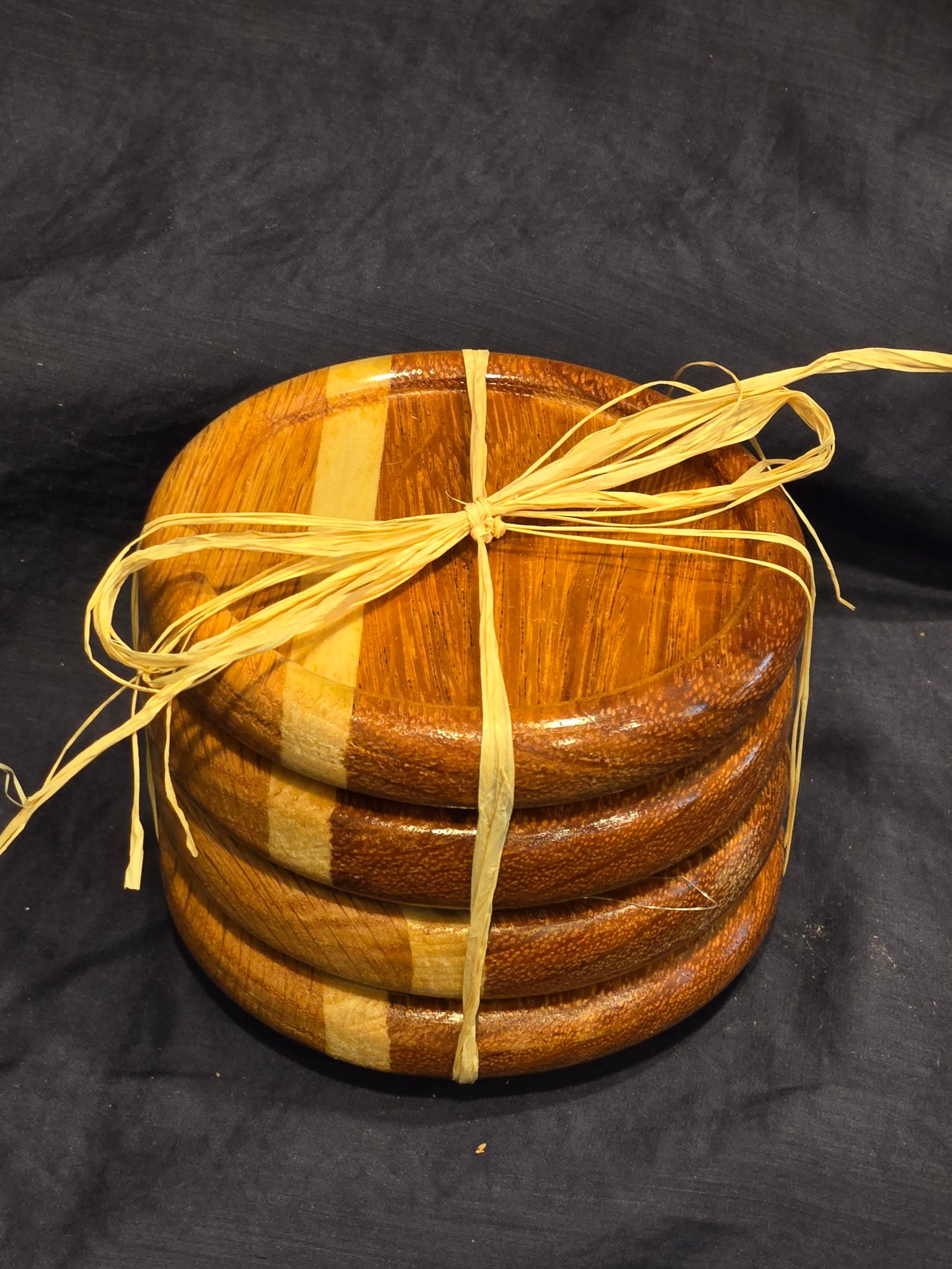 4” Coasters - Set of four - Sapele							$50.00