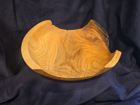 Footed Square Bowl – Ash						   $35.00