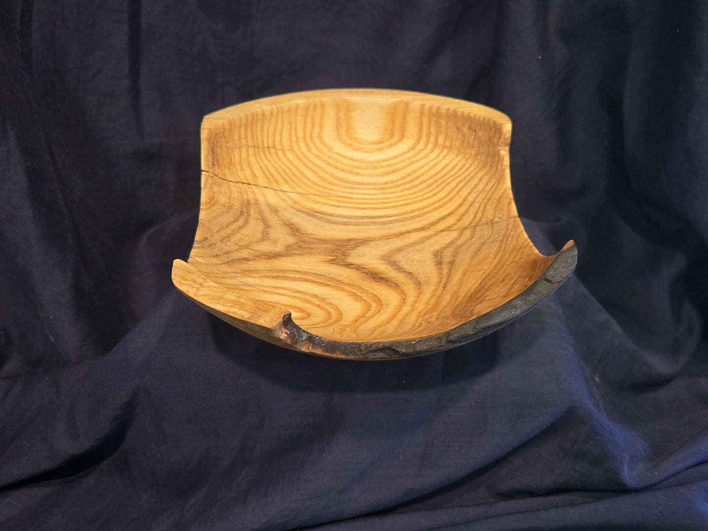 Footed Square Bowl – Ash						   $35.00