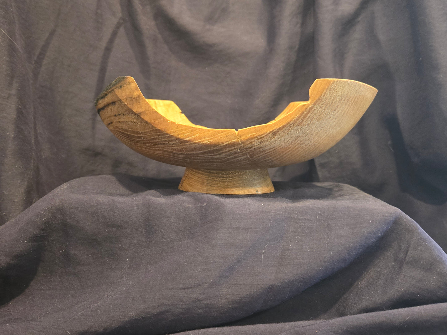 Footed Square Bowl – Ash						   $35.00