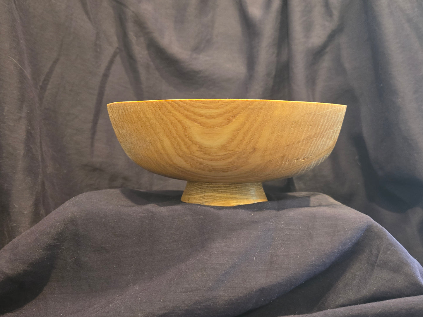 Footed Square Bowl – Ash						   $35.00