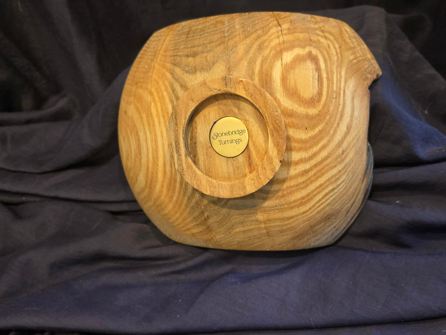 Footed Square Bowl – Ash						   $35.00