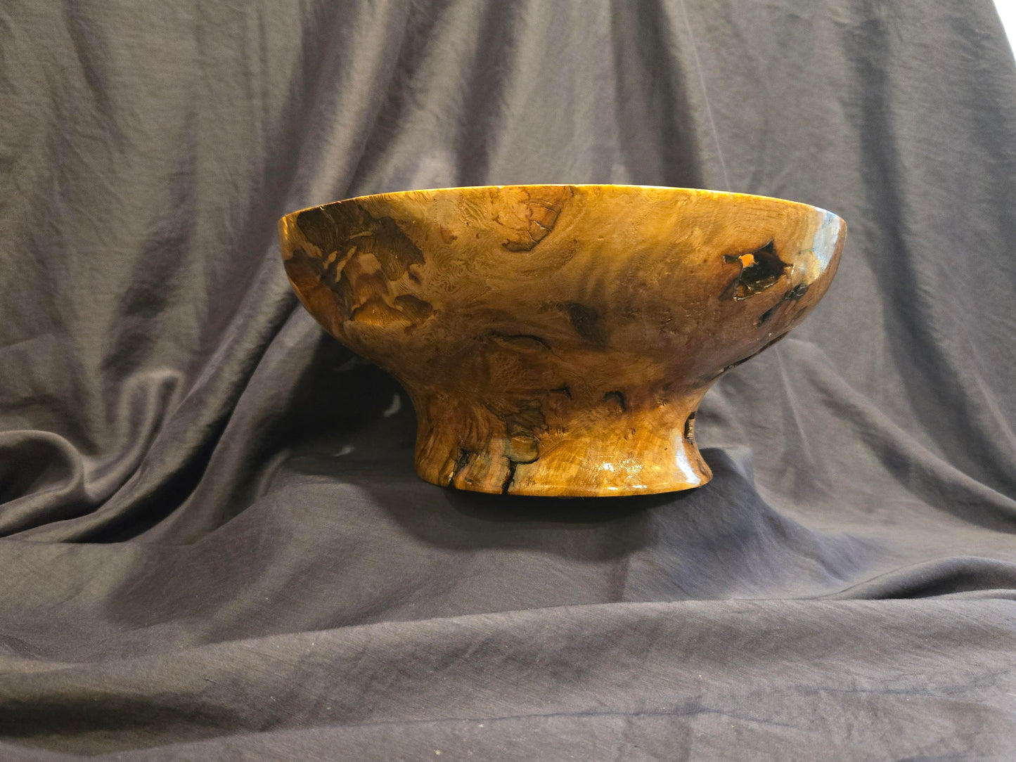 Footed Round Bowl – Unknown Burl						$100.00