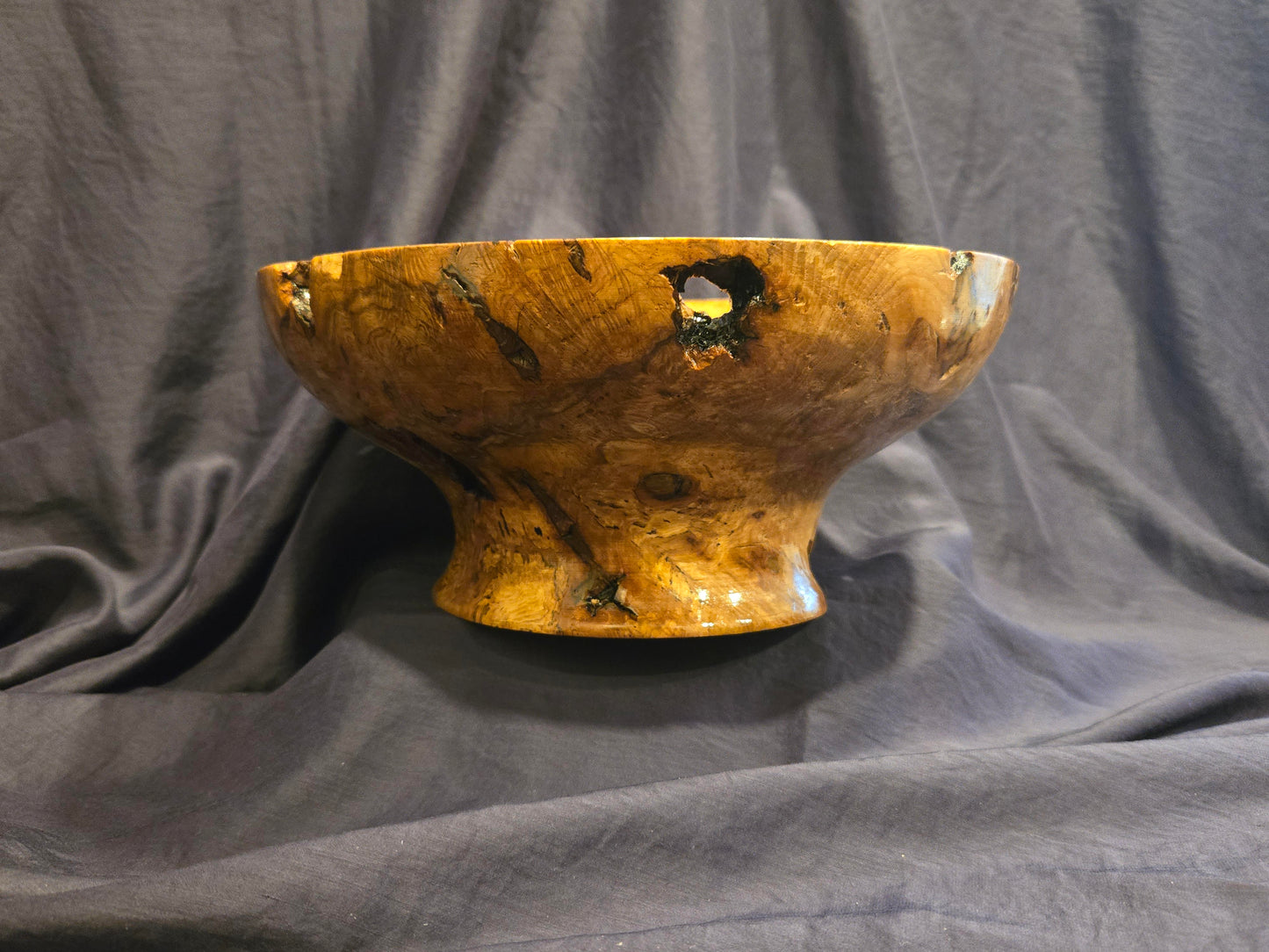 Footed Round Bowl – Unknown Burl						$100.00