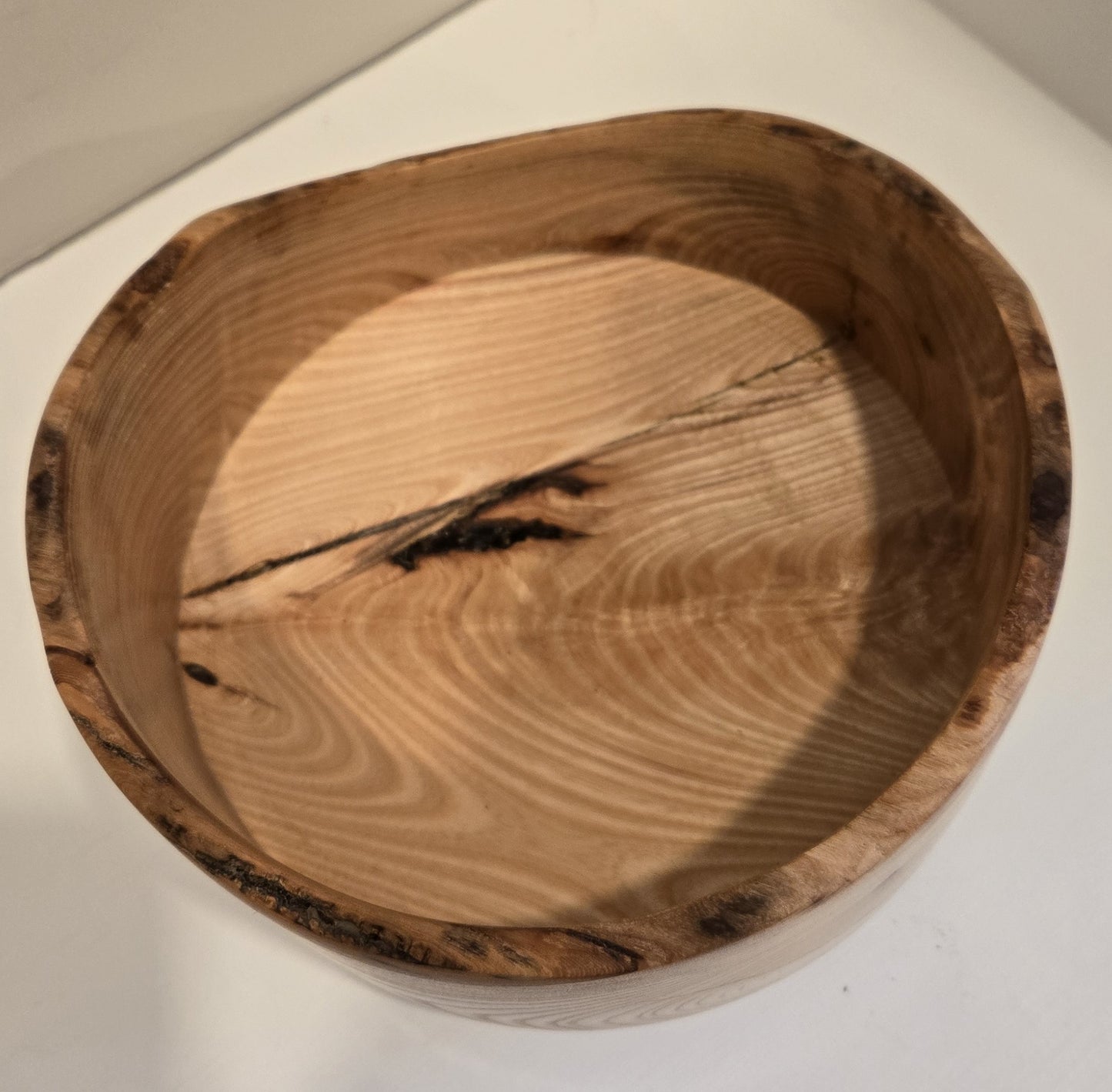 Footed Live Edge Oak Bowl						$50.00