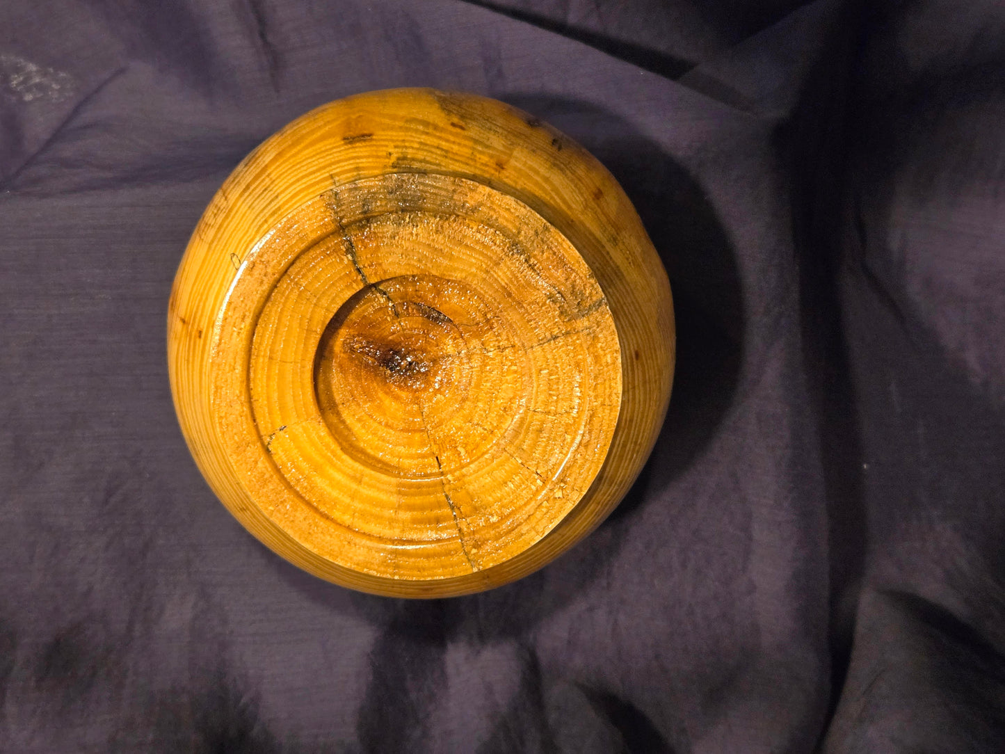 Footed Vase – White Oak						 $40.00