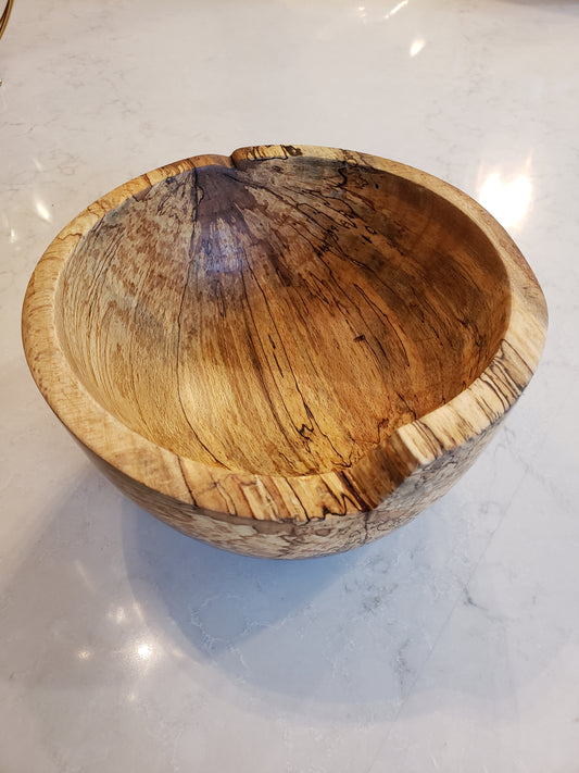 Live Edge Spalted Green Beech Bowl					$40.00