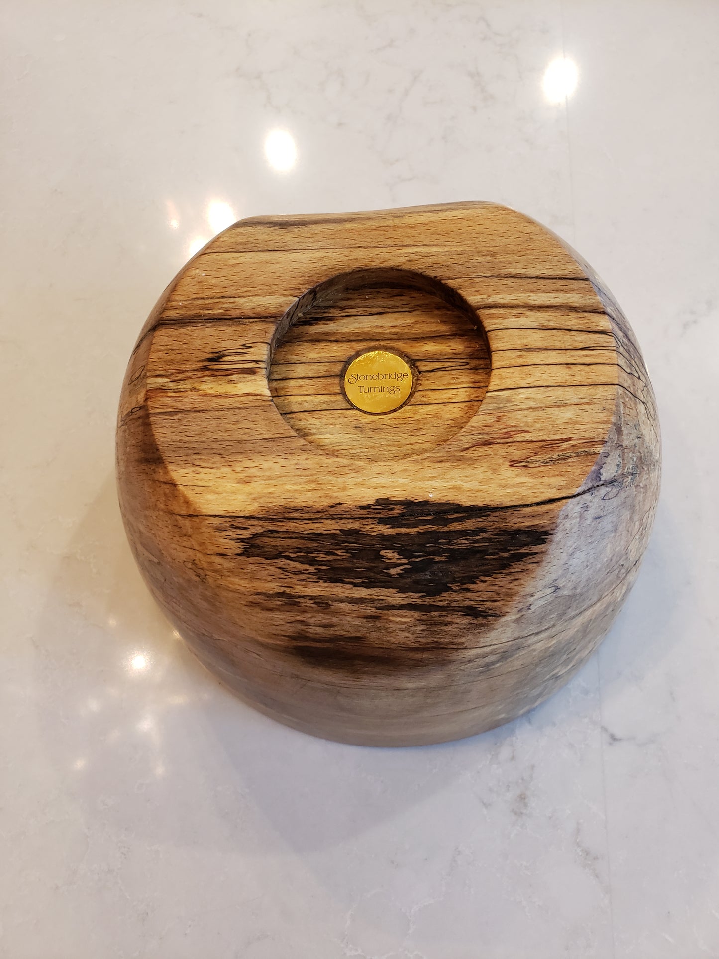 Live Edge Spalted Green Beech Bowl					$40.00