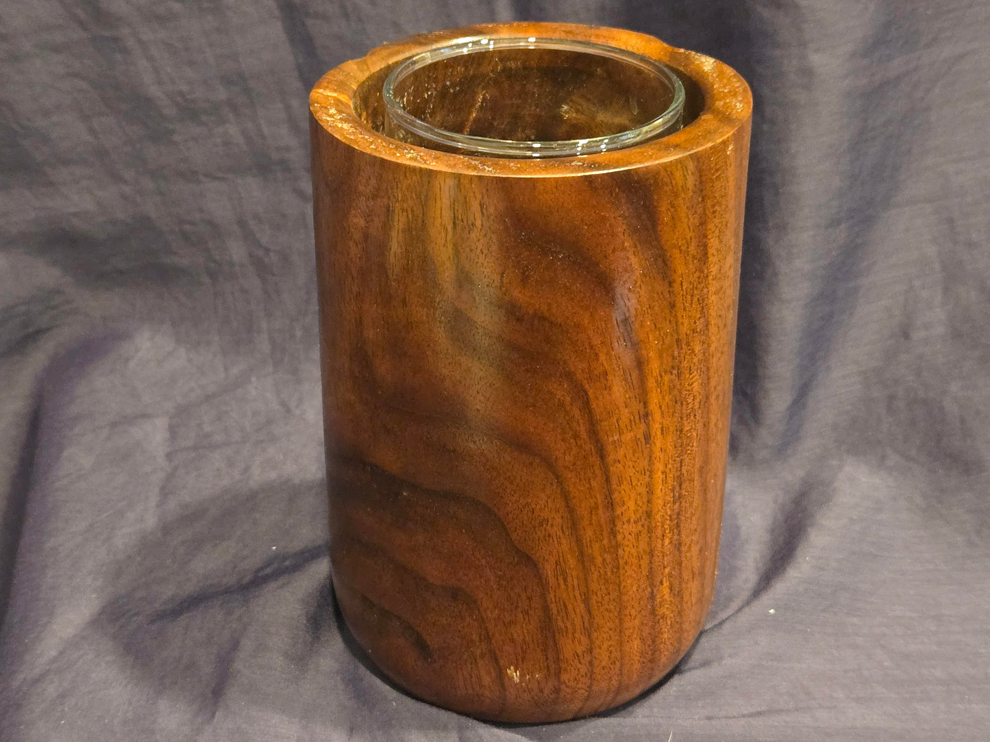 Round Vase – Black Walnut						$40.00