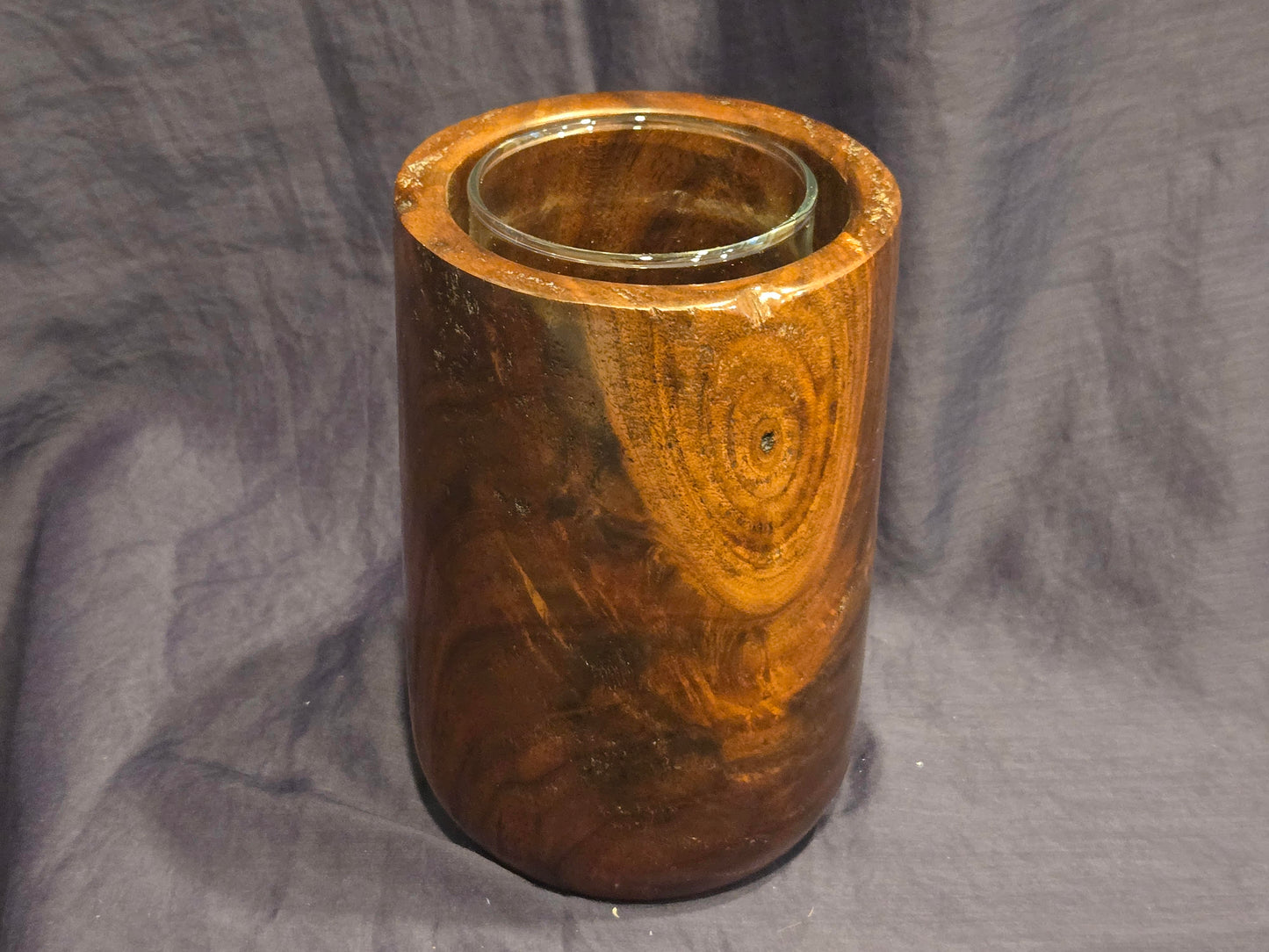 Round Vase – Black Walnut						$40.00