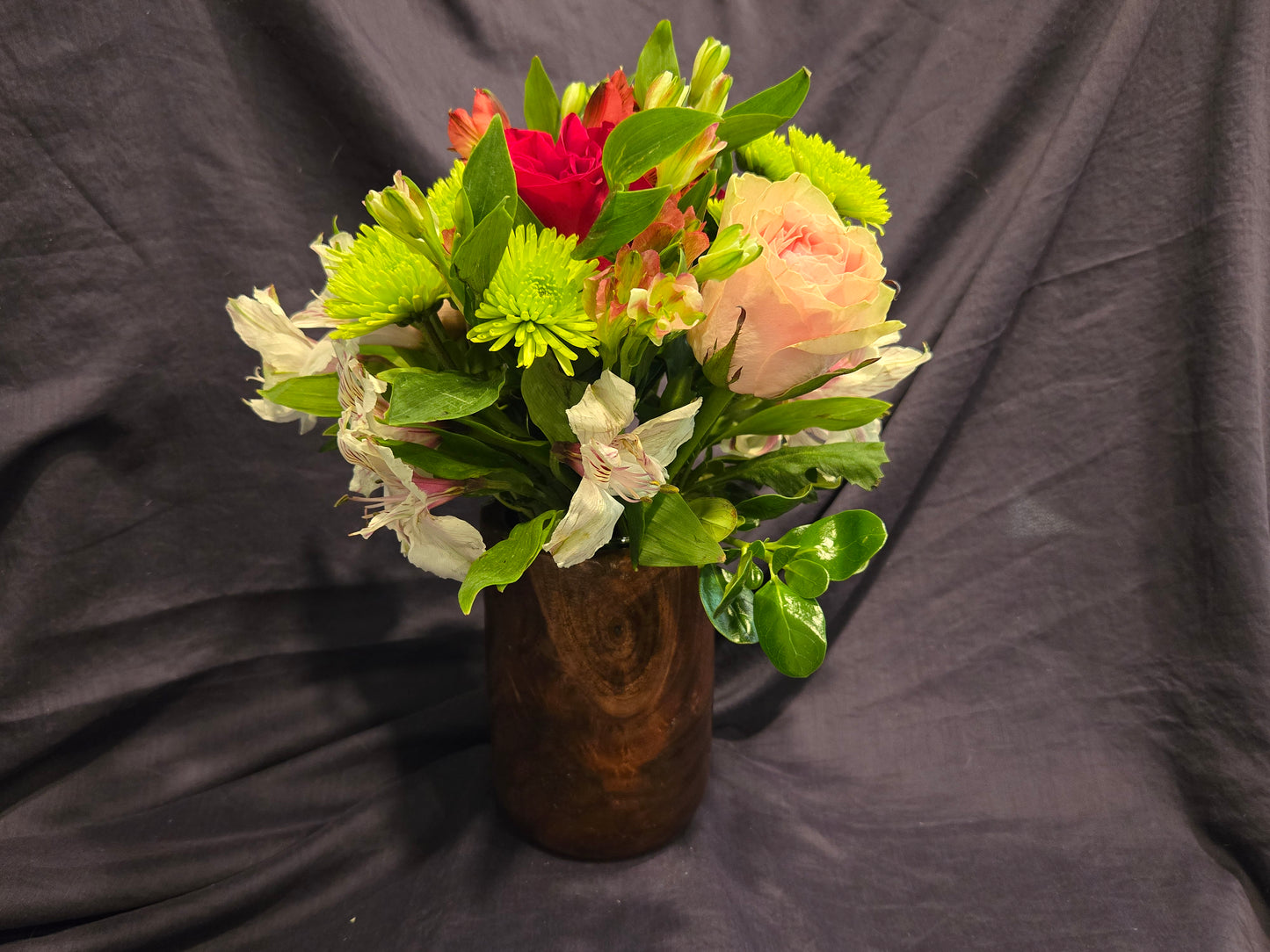 Round Vase – Black Walnut						$40.00