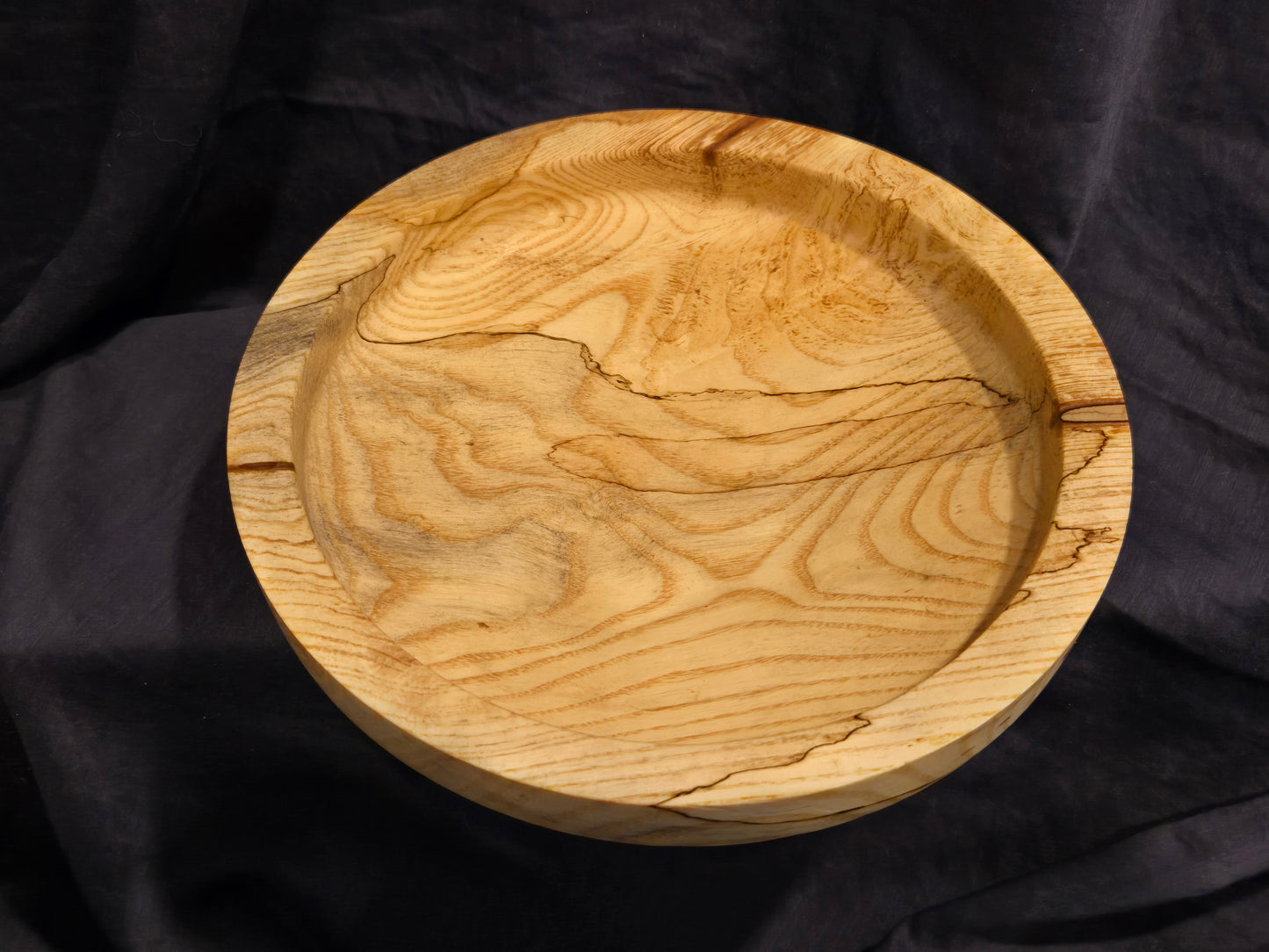 Round Bowl – Spalted Hickory					   $30.00