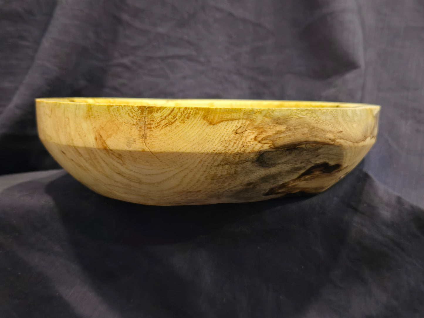 Round Bowl – Spalted Hickory					   $30.00