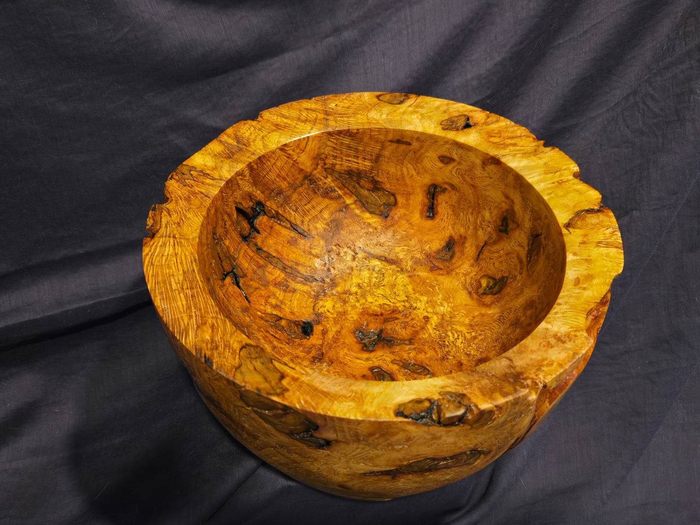 Round Bowl – Unknown Burl 						$80.00