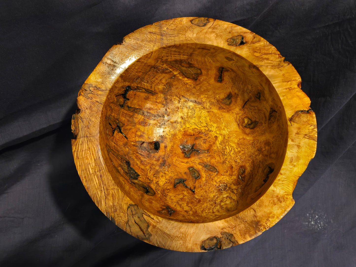 Round Bowl – Unknown Burl 						$80.00