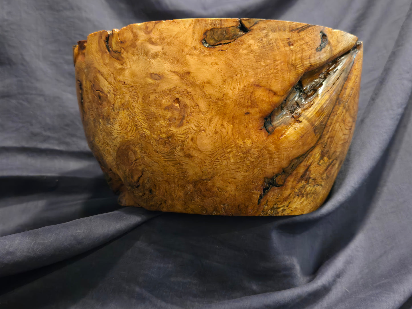 Round Bowl – Unknown Burl 						$80.00