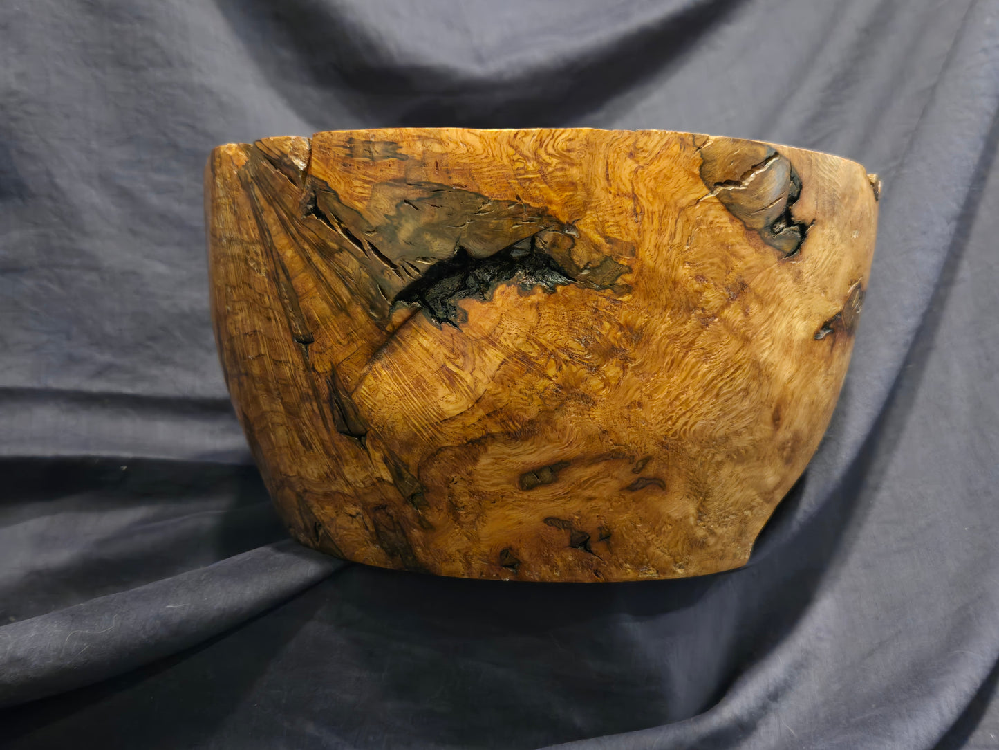 Round Bowl – Unknown Burl 						$80.00