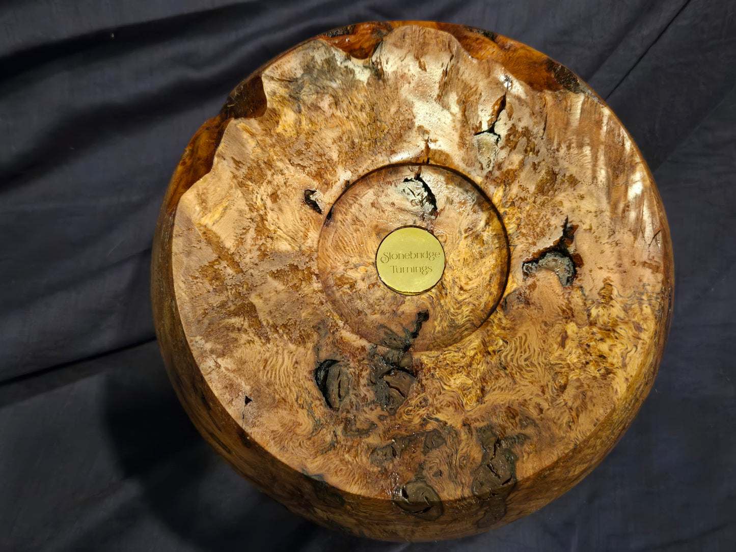 Round Bowl – Unknown Burl 						$80.00