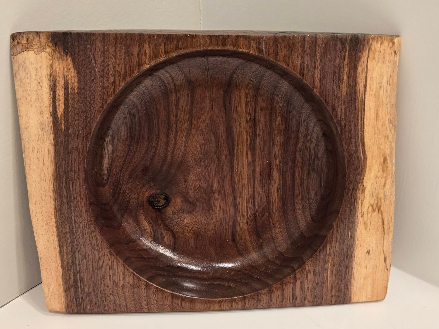 Double Wing Black Walnut Bowl					$40.00